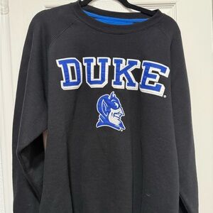 Duke Black Sweatshirt Size Medium